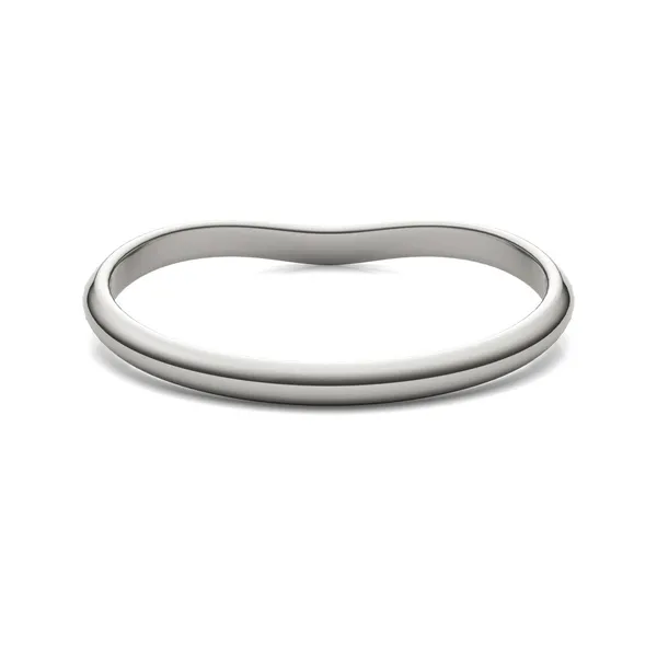 Oval Signature Solitaire Classic Matching Band