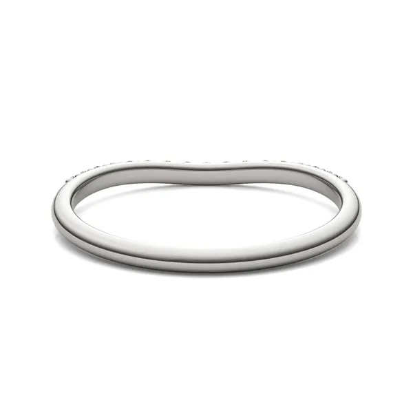 Cushion Signature Petite Side-Stone Petite Matching Band