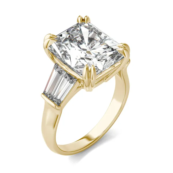 Radiant Bold Isolde Exotic Engagement Ring