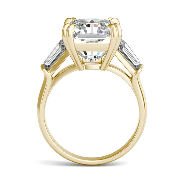 Radiant Bold Isolde Exotic Engagement Ring
