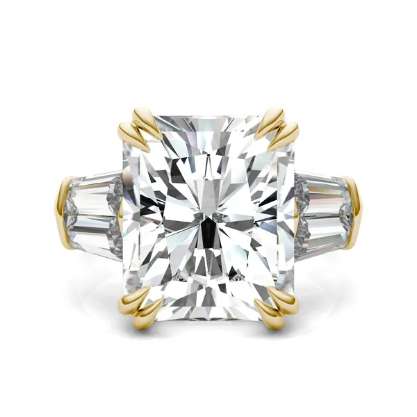 Radiant Bold Isolde Exotic Engagement Ring