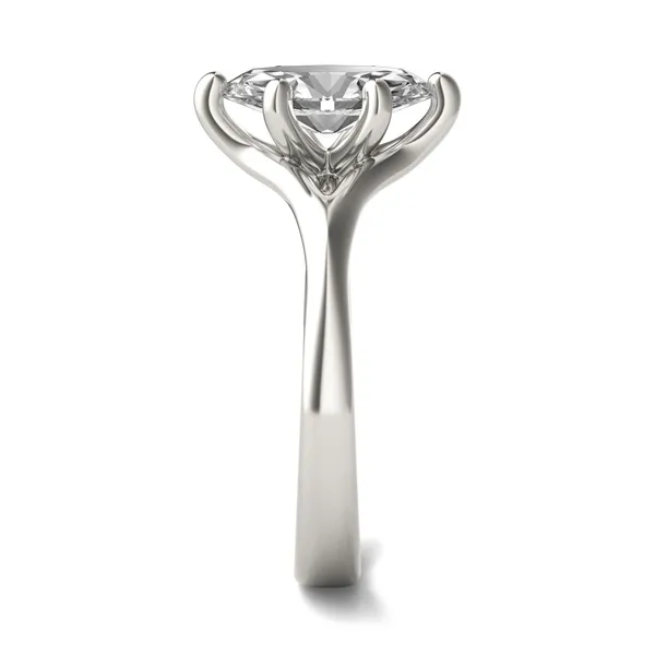 1.00 CTW DEW Marquise Trellis Solitaire Engagement Ring in 14K White Gold