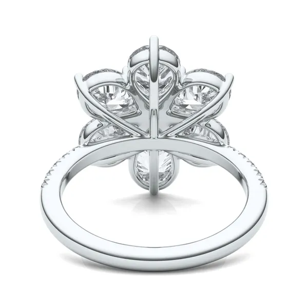 Fleur Éternelle Couture Cocktail Ring