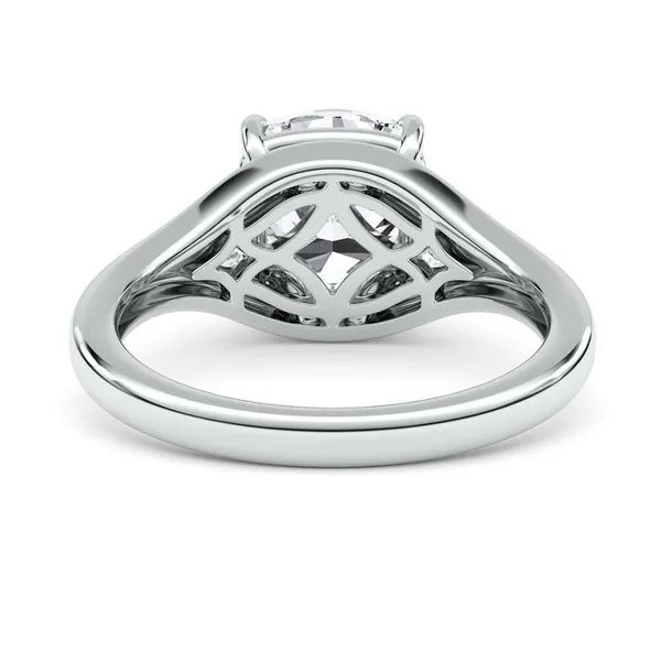 Cushion Daisy Three-Stone Ring