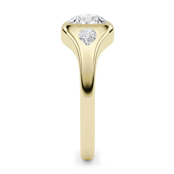 Round Astoria Three-Stone Ring