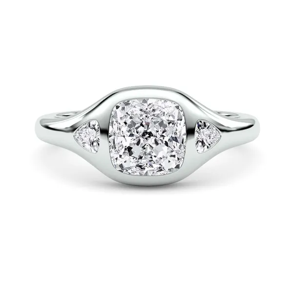 Cushion Astoria Three-Stone Ring