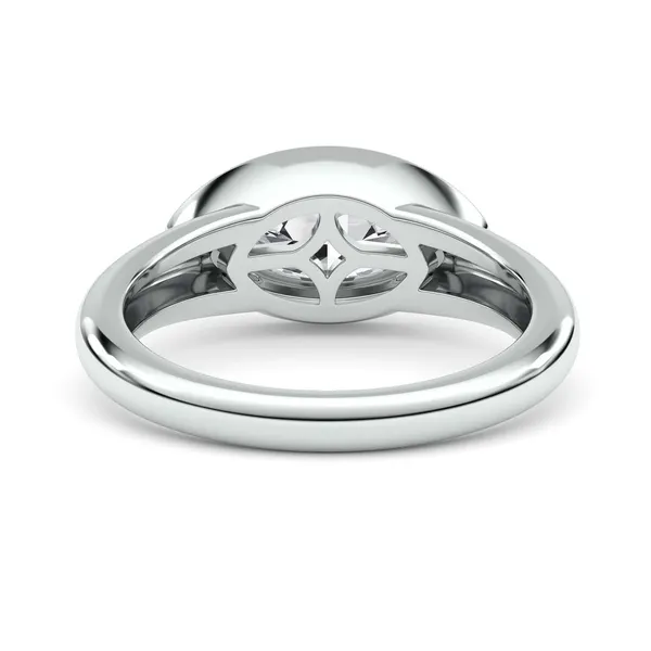 Marquise Bezel Illusion Solitaire Ring