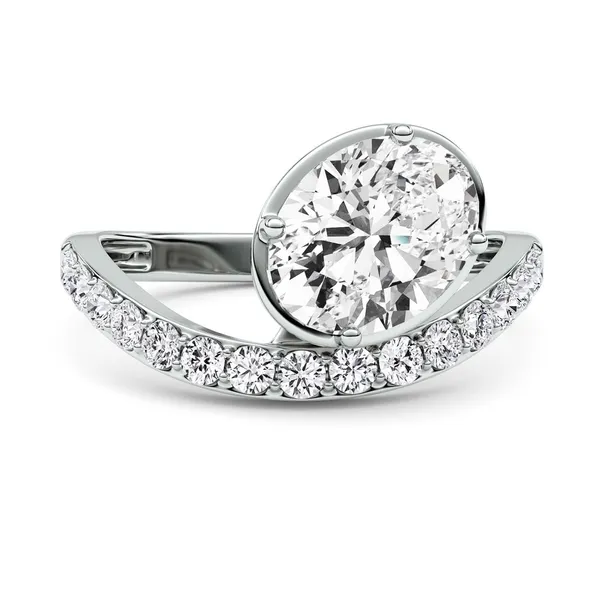 Oval Accented Callisto Fashion Ring