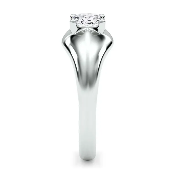 Elongated Cushion Elara East-West Solitaire Ring
