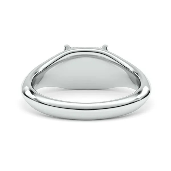 Emerald Elara East-West Solitaire Ring