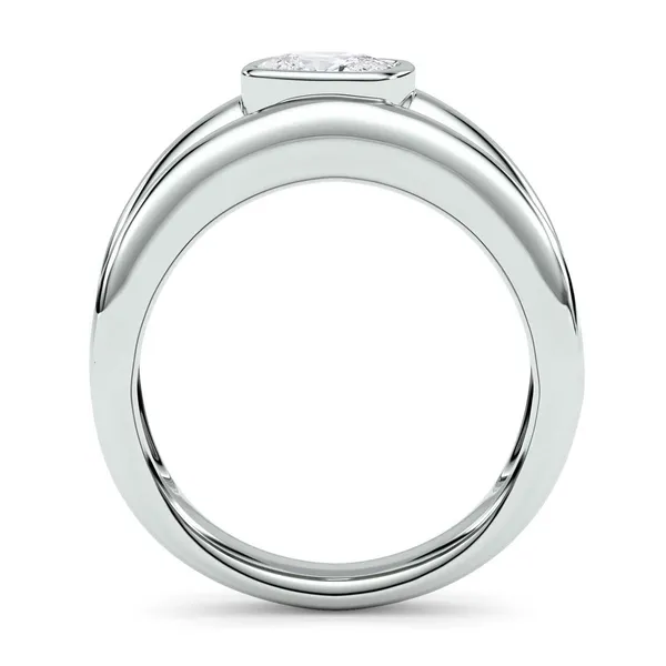 Elongated Cushion Tidal Fashion Ring