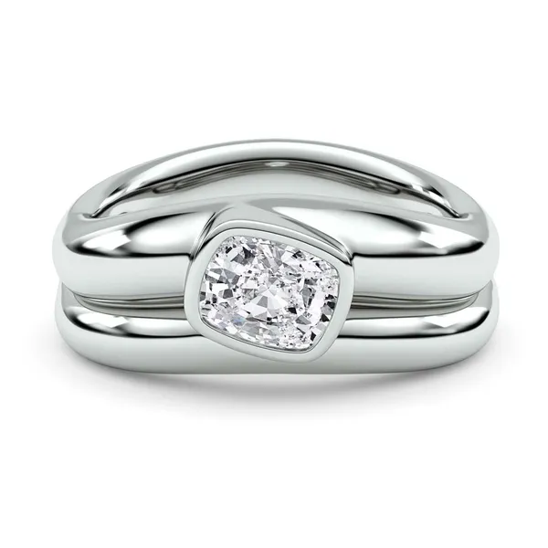 Elongated Cushion Tidal Fashion Ring