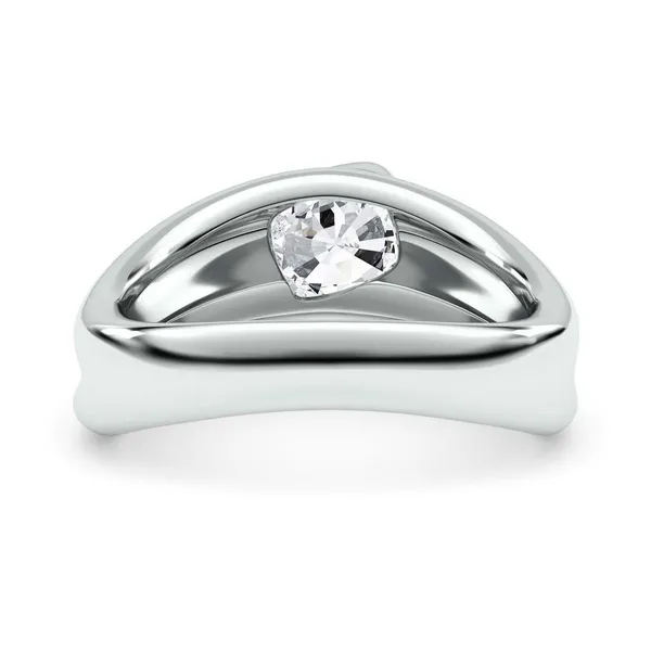 Elongated Cushion Tidal Fashion Ring