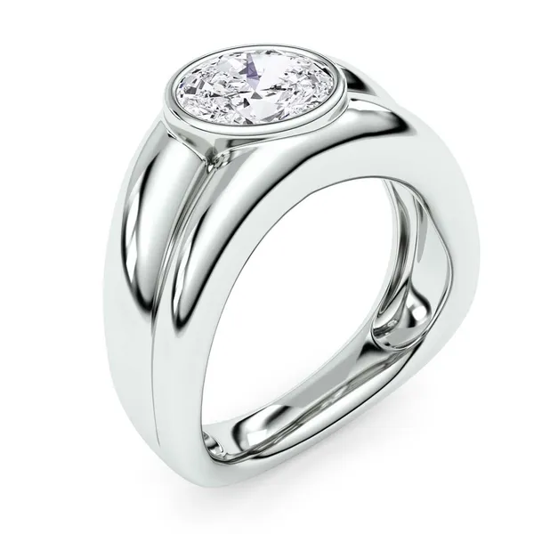 Oval Tidal Fashion Ring