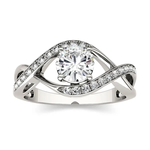 1.02 CTW Moissanite Engagement Ring