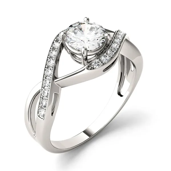 1.02 CTW Moissanite Engagement Ring