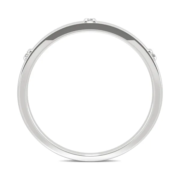 Moissanite Round Stackable Ring