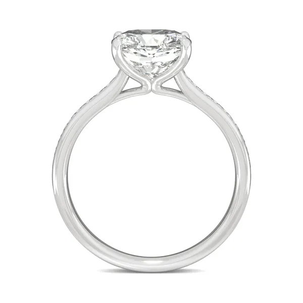 2.58 CTW DEW Cushion Moissanite Engagement Ring