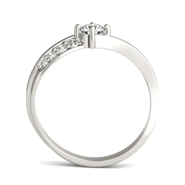 0.39 CTW Round Caydia Lab Grown Diamond Petite Swirl Ring