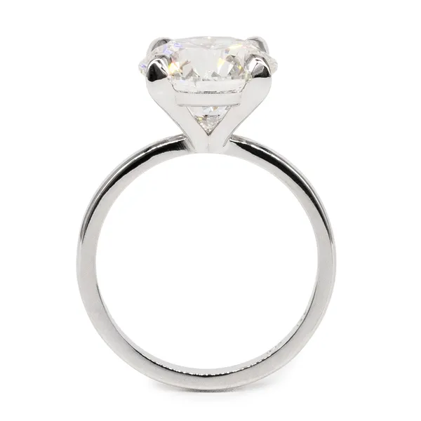 5.0 CTW Round Caydia Lab Grown Diamond Solitaire Engagement Ring