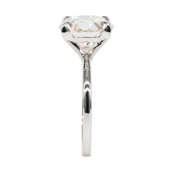 5.0 CTW Round Caydia Lab Grown Diamond Solitaire Engagement Ring