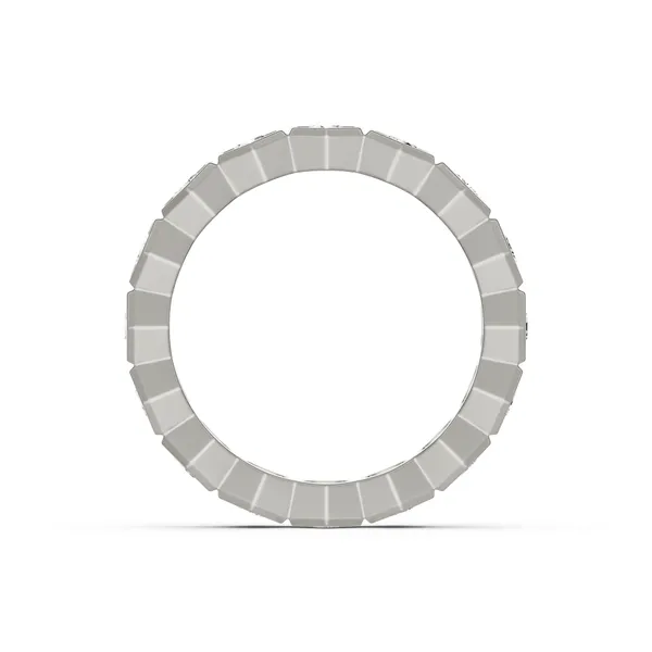 Men's Geometric Hexagon Diamond Essentials Wedding Band