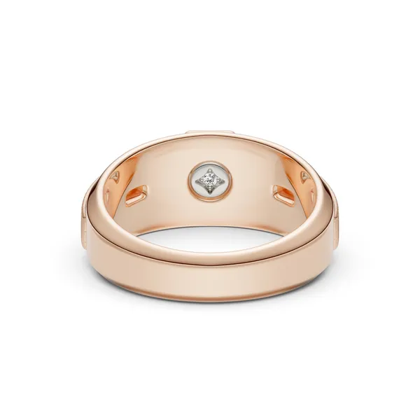 Cushion Hero Signature Solitaire Men's Wedding Ring