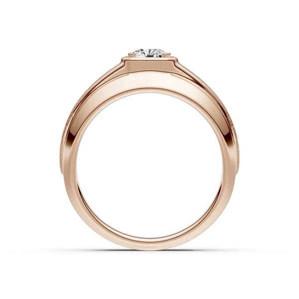 Cushion Hero Signature Solitaire Men's Wedding Ring