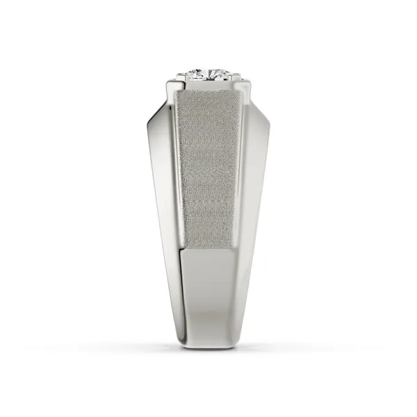 Cushion Hero Signature Solitaire Men's Wedding Ring