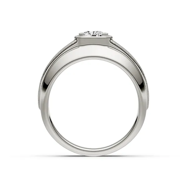 Cushion Hero Signature Solitaire Men's Wedding Ring