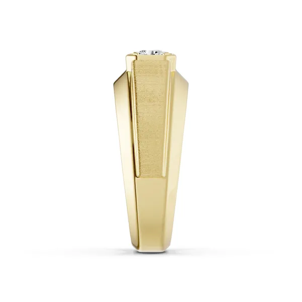 Cushion Hero Signature Solitaire Men's Wedding Ring