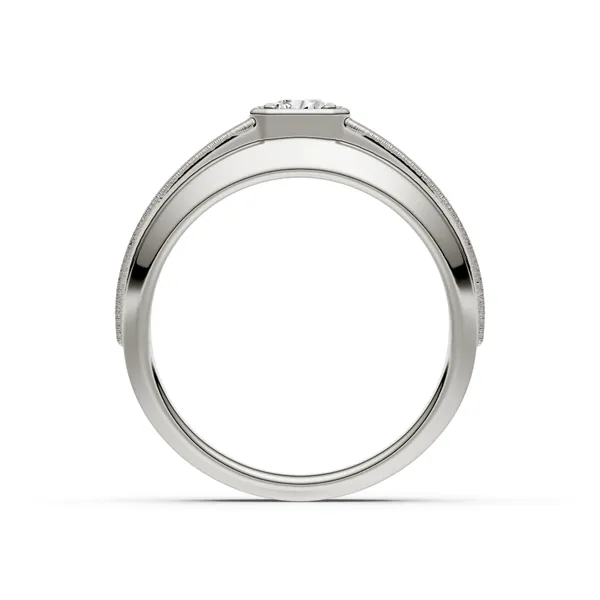 Cushion Hero Signature Solitaire Men's Wedding Ring