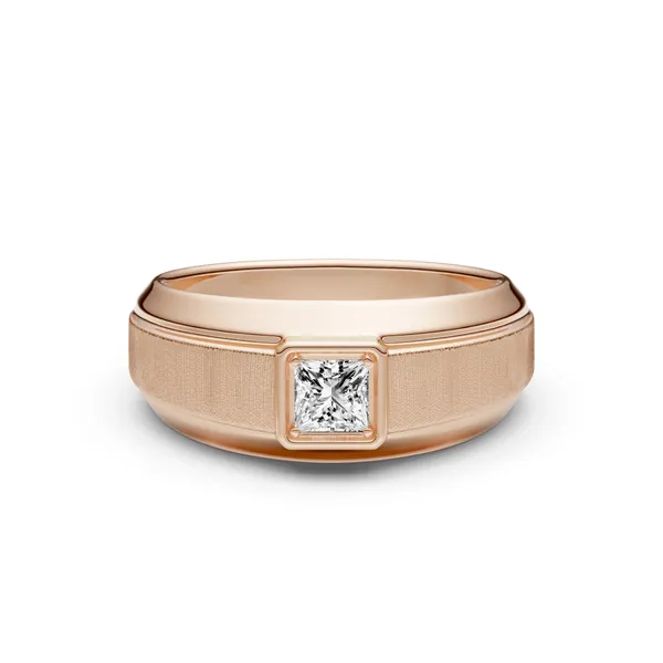 Princess Hero Signature Solitaire Men's Wedding Ring