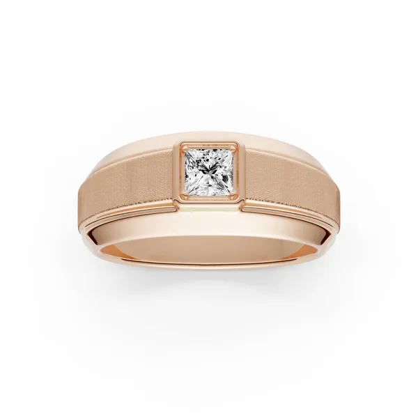 Princess Hero Signature Solitaire Men's Wedding Ring