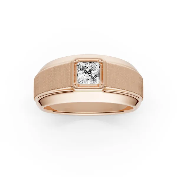 Princess Hero Signature Solitaire Men's Wedding Ring