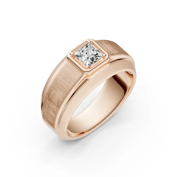 Princess Hero Signature Solitaire Men's Wedding Ring