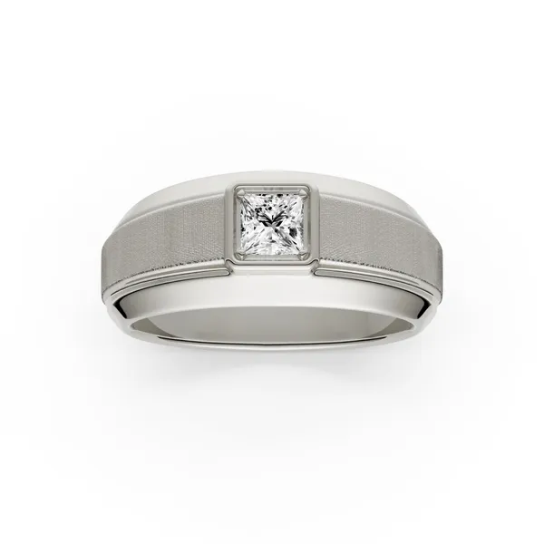 Princess Hero Signature Solitaire Men's Wedding Ring