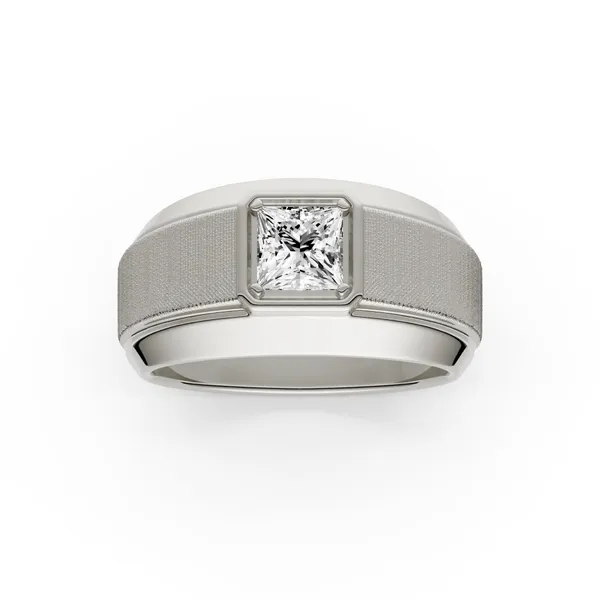 Princess Hero Signature Solitaire Men's Wedding Ring