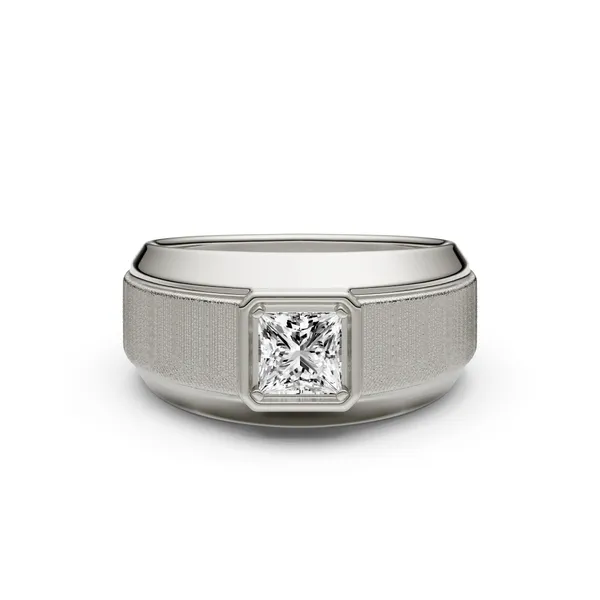 Princess Hero Signature Solitaire Men's Wedding Ring