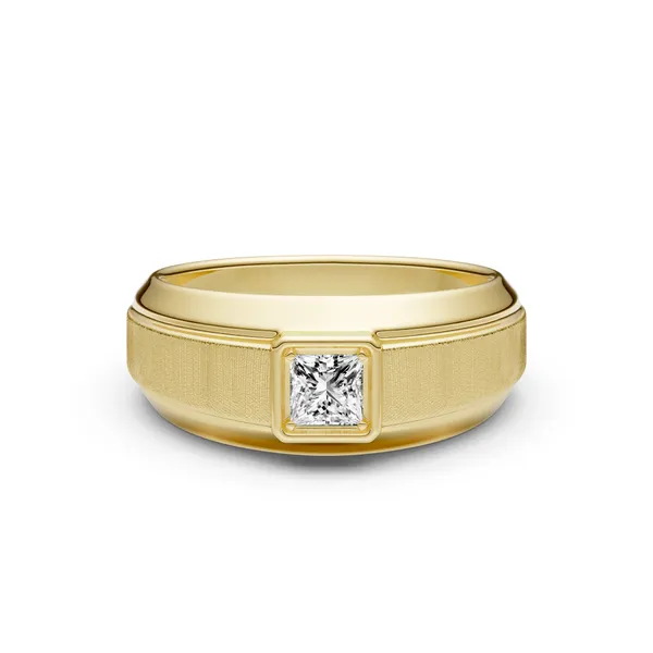 Princess Hero Signature Solitaire Men's Wedding Ring