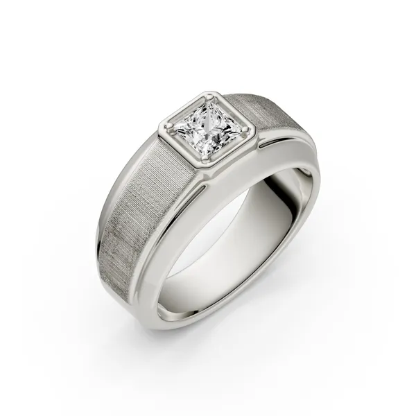 Princess Hero Signature Solitaire Men's Wedding Ring