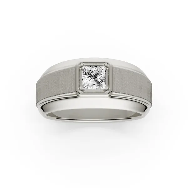 Princess Hero Signature Solitaire Men's Wedding Ring