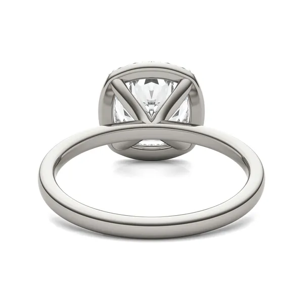 Cushion Custom Halo Classic Engagement Ring