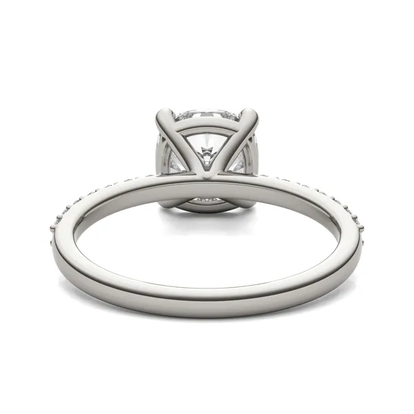 Cushion Custom Martini 1/2 Eternity Engagement Ring