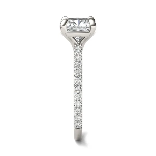 Cushion Custom Martini 3/4 Eternity Engagement Ring