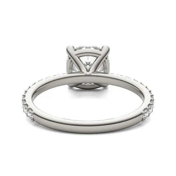 Cushion Custom Martini 3/4 Eternity Engagement Ring