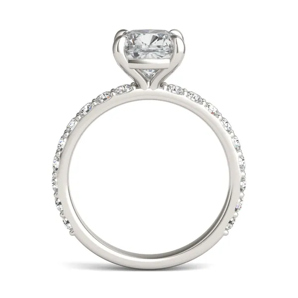 Cushion Custom Martini Bold 3/4 Eternity Engagement Ring