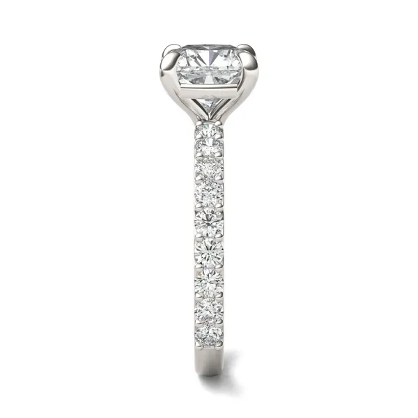 Cushion Custom Martini Bold 3/4 Eternity Engagement Ring