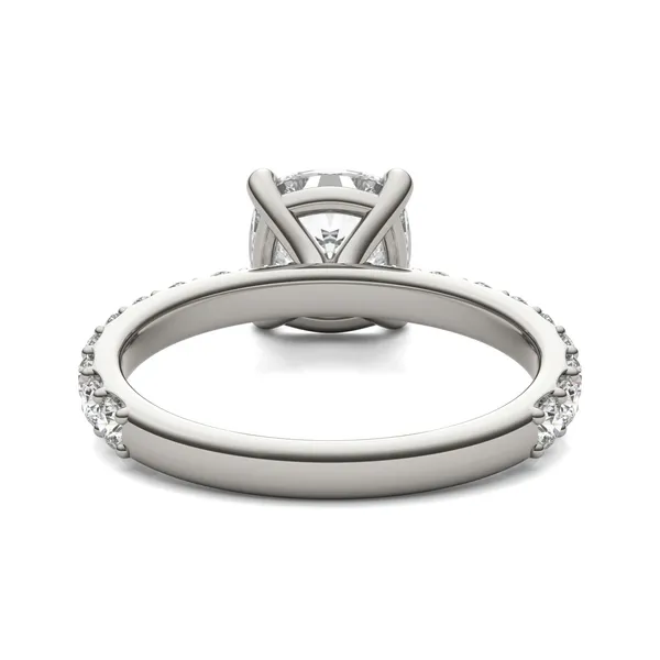 Cushion Custom Martini Bold 3/4 Eternity Engagement Ring