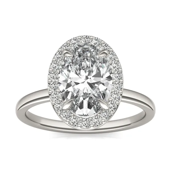 Oval Custom Halo Classic Engagement Ring Setting
